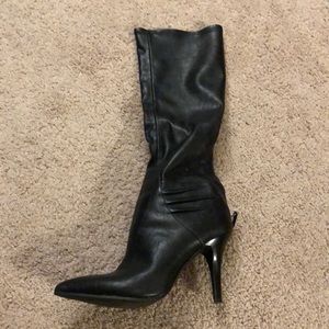 Nine West black boots size 10